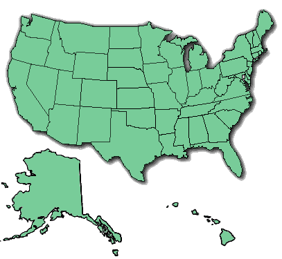 United States map